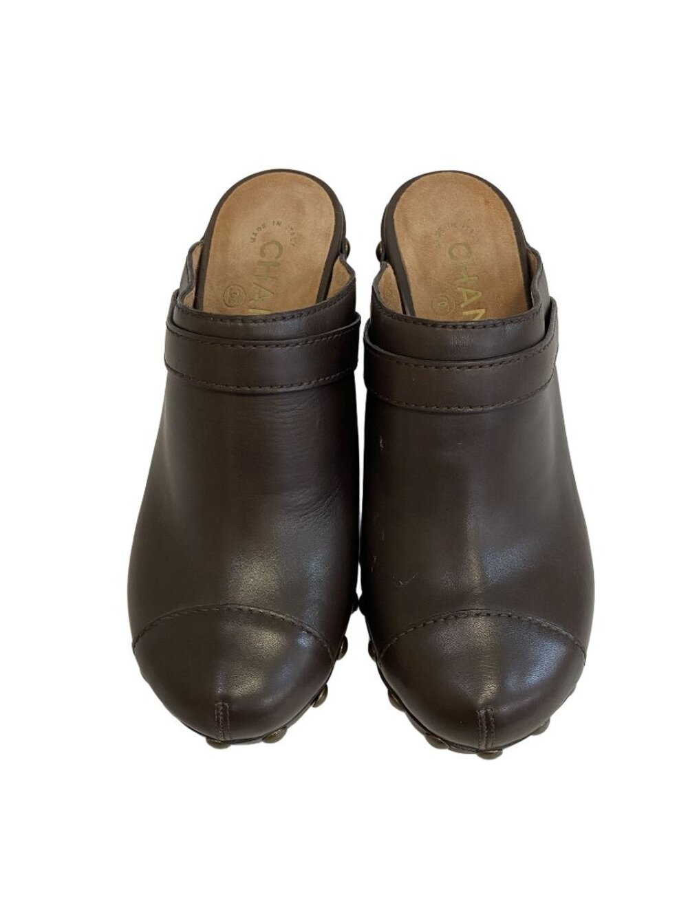 Chanel Leather Sandals Strap Brown Luxury Shoes Summer